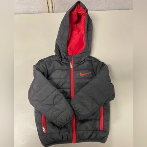 2T Black Nike Boys Puffer Coat